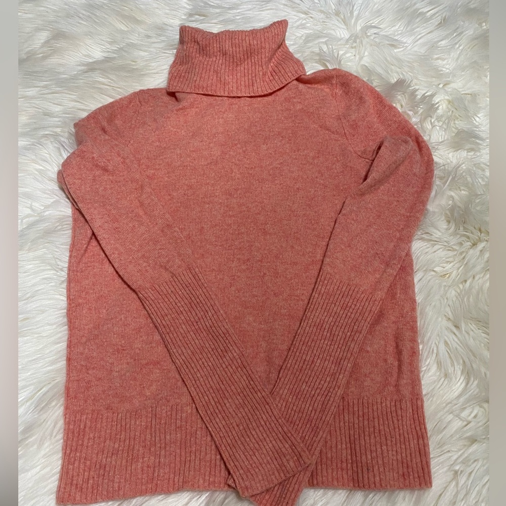 Aqua Cashmere, 100% Cashmere, Turtle Neck Sweater, Size Small